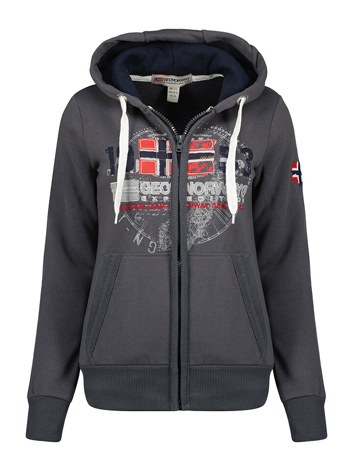 

Толстовка Geographical Norway Gapical, темно-серый