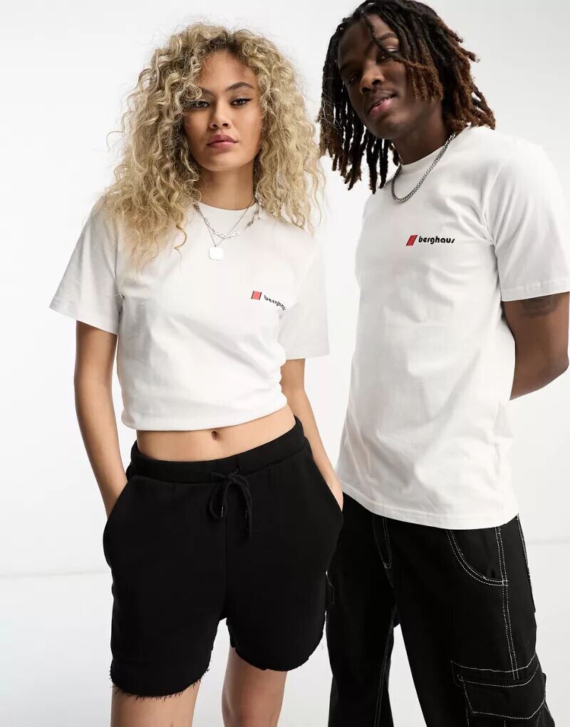 

Белая футболка Berghaus Original Heritage с логотипом спереди и сзади