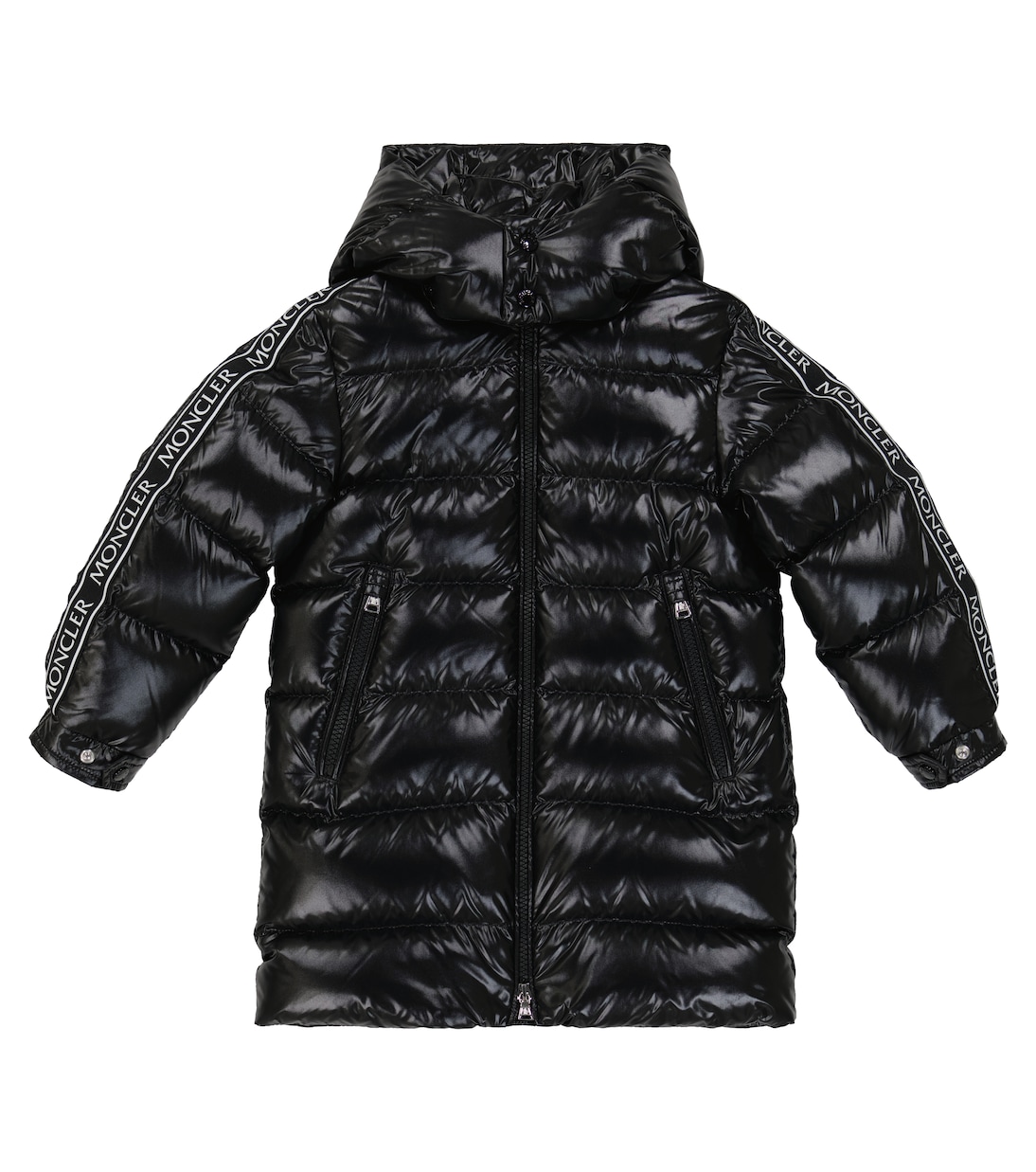 

Пуховик хакки Moncler Enfant, черный