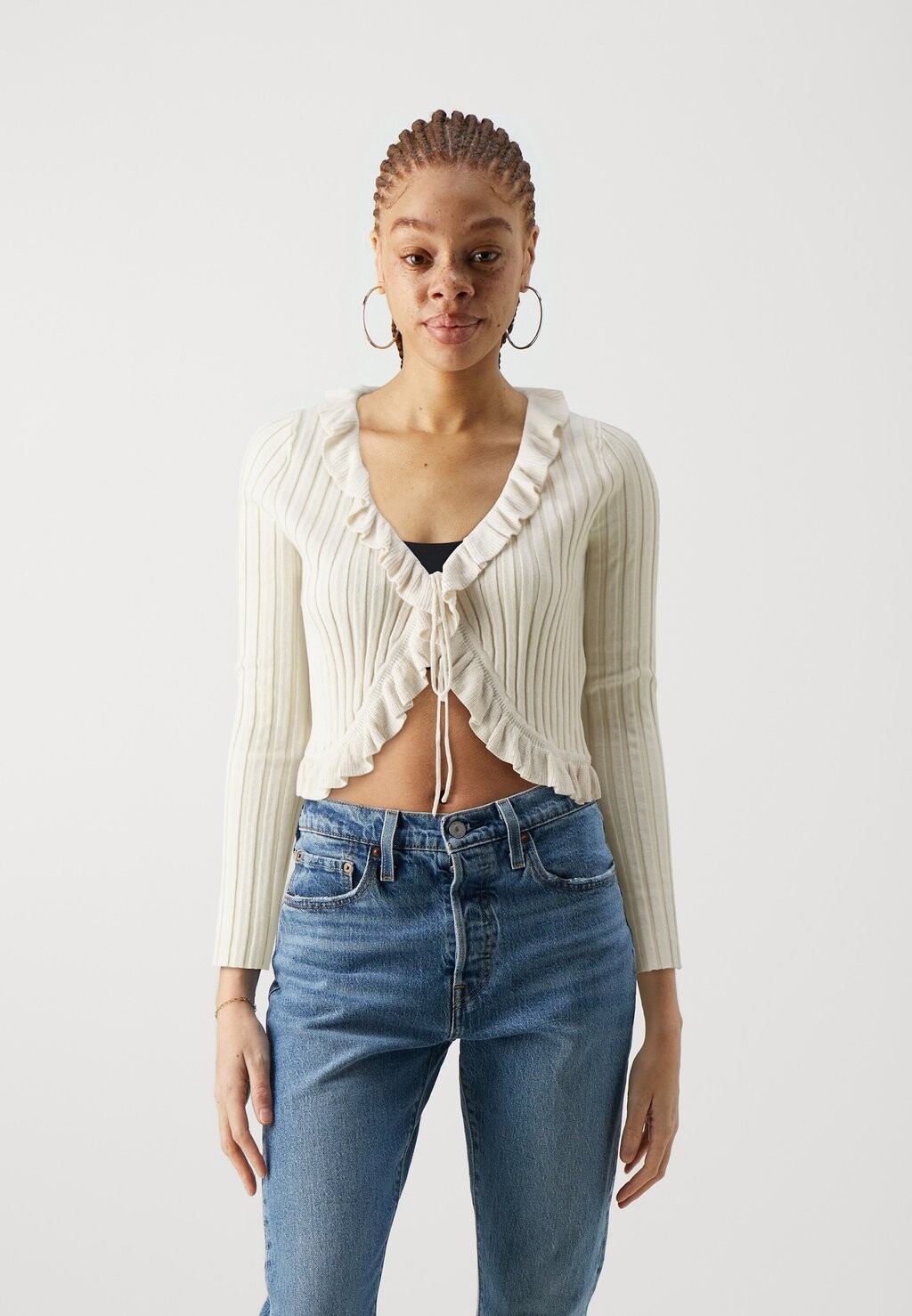 

Кардиган VMPROVENCE RUFFLE TIE Vero Moda, цвет birch