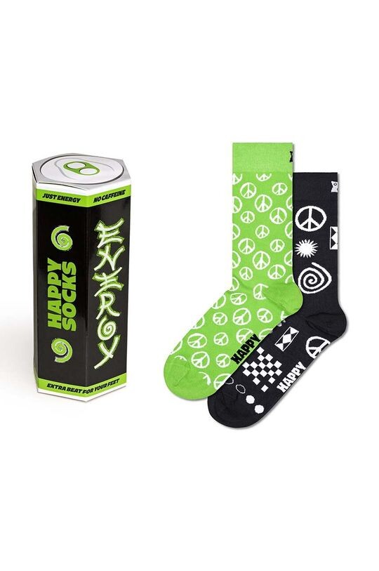 

Подарочная коробка, 2 пары носков Energy Drink Happy Socks, мультиколор