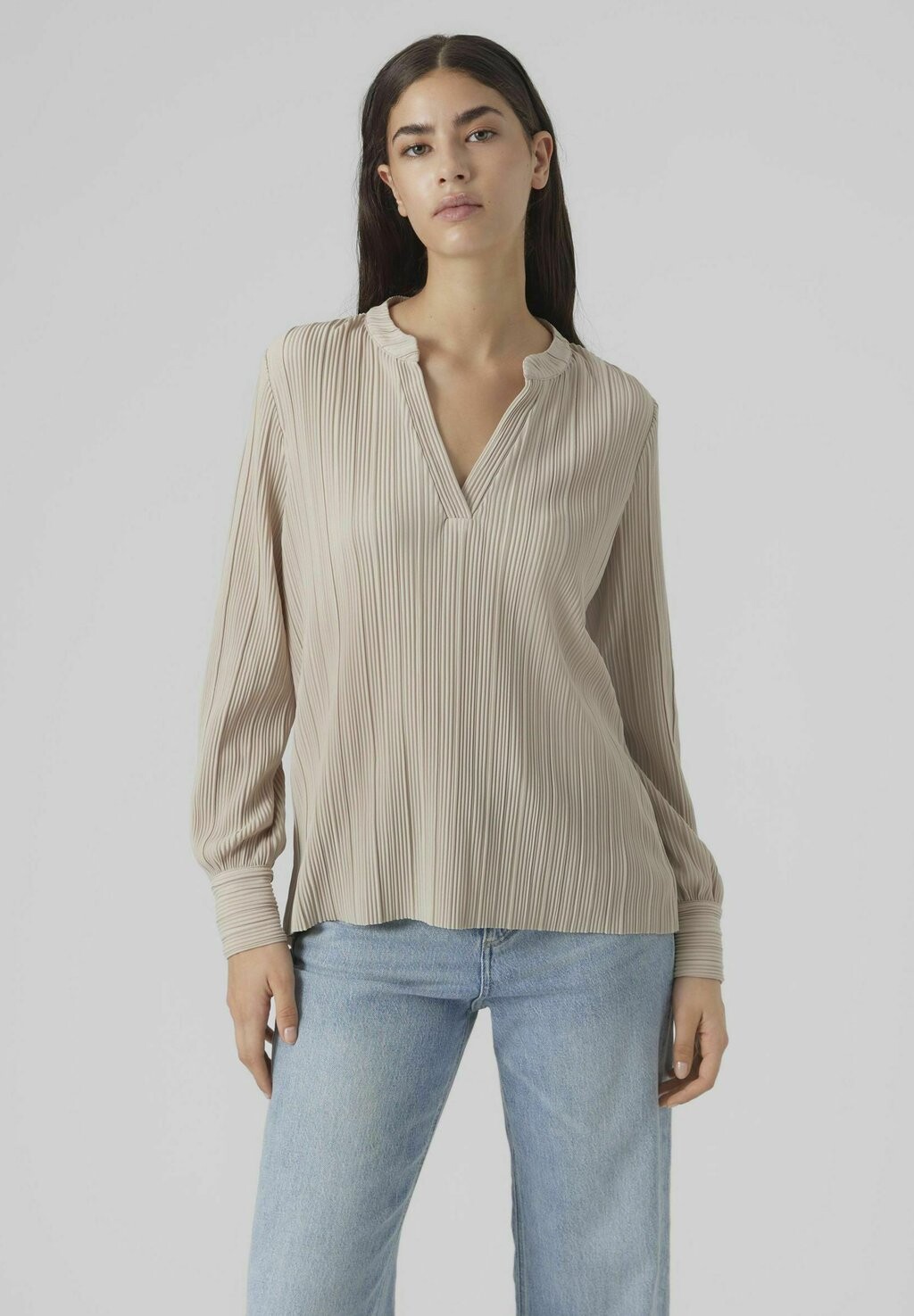 

Блузка Vero Moda ВМАУРОРА, цвет pumice stone