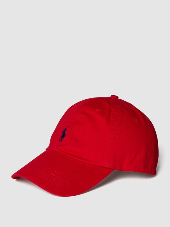

Бейсболка с пришитой этикеткой Polo Ralph Lauren, красный