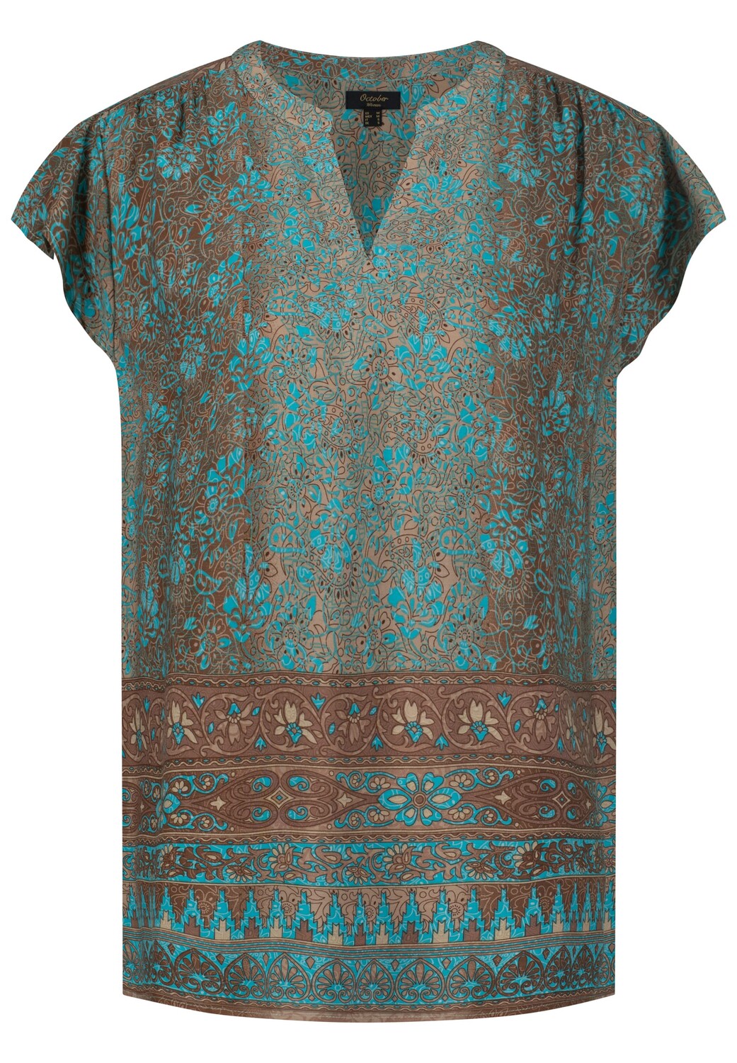 

Блуза October, цвет turquoise