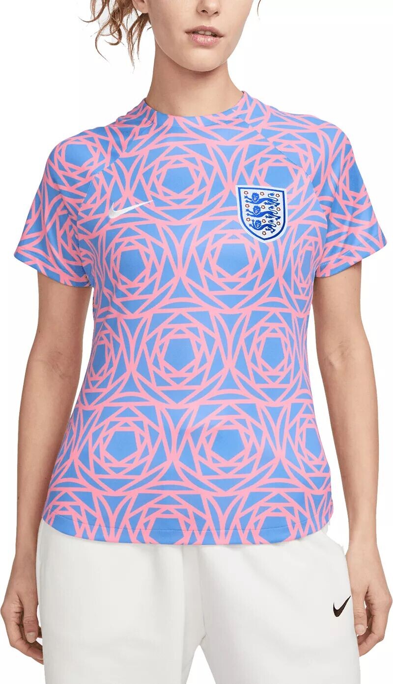 

Зеленая предматчевая майка Nike England 2023