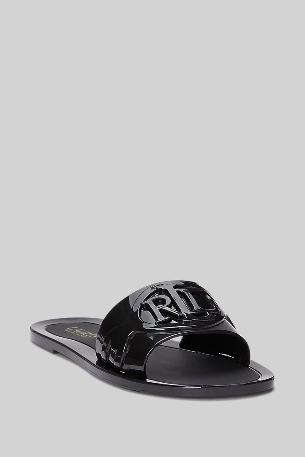 

Черные шлепанцы Alegra Jelly Lauren Ralph Lauren, черный