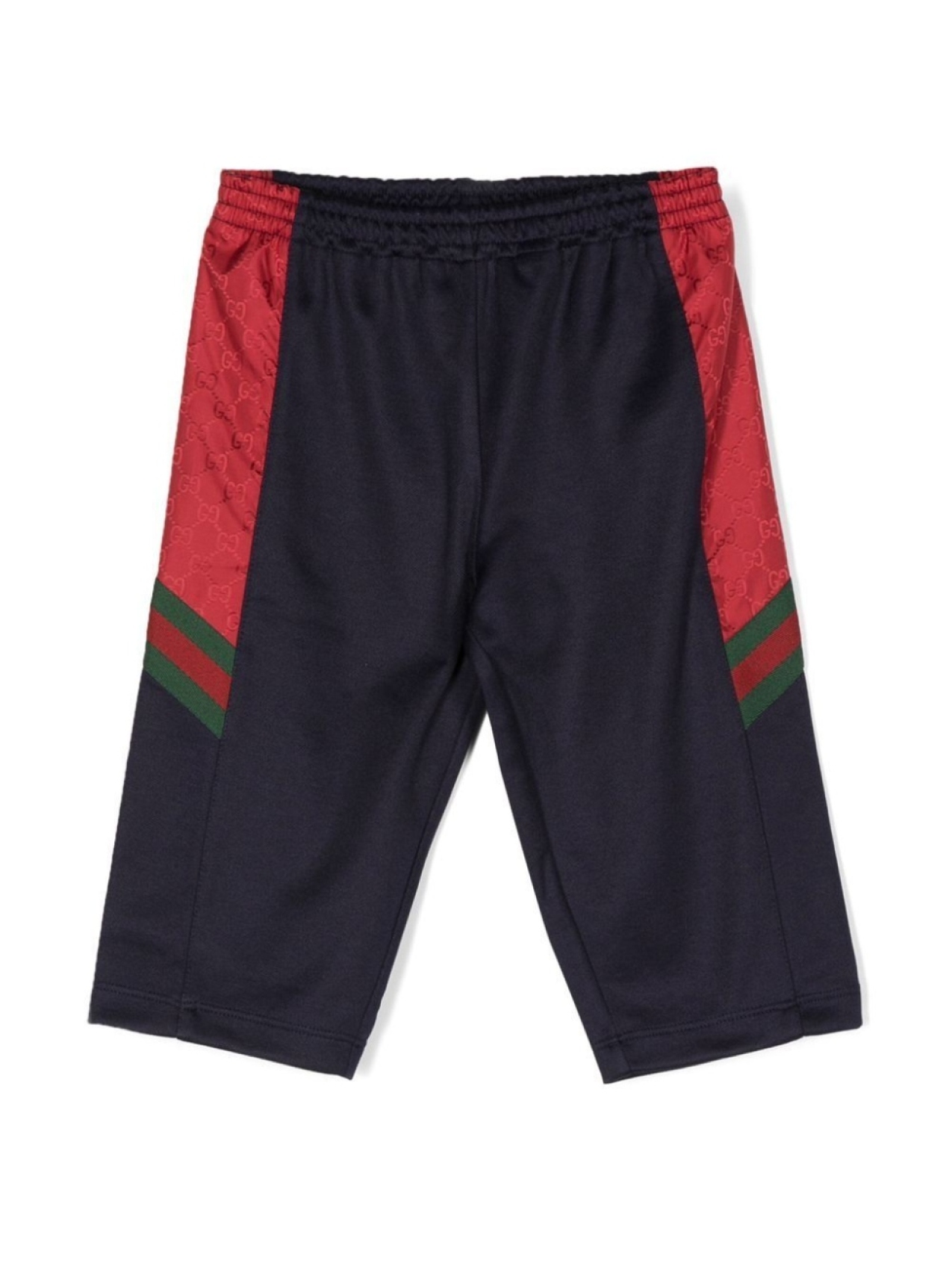 

Спортивные шорты с отделкой Web Gucci Kids, синий