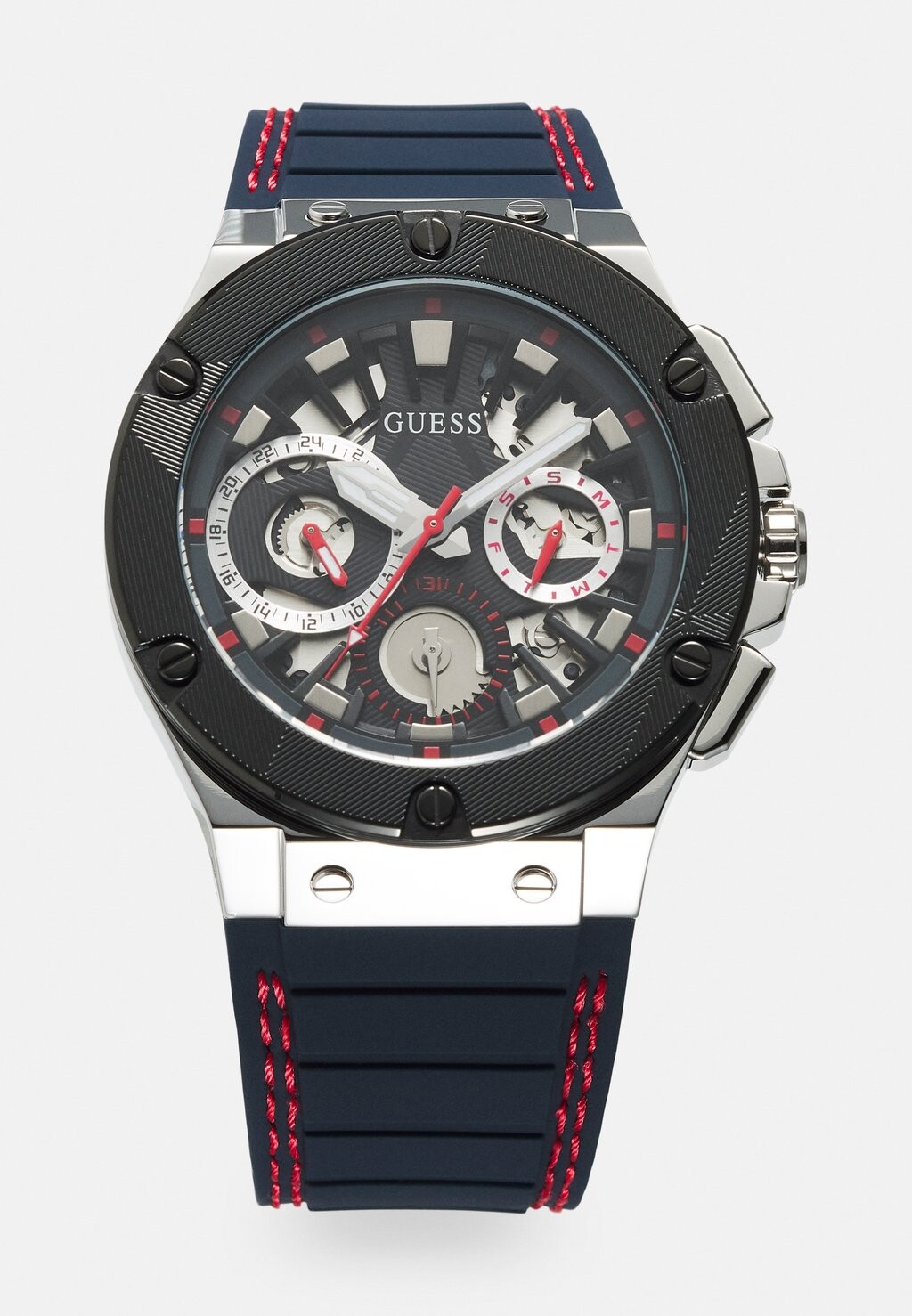 

Часы Circuit Guess, цвет black sunray/ silver-coloured