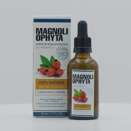 Масло для лица и тела с маслом шиповника и витамином С, 50 мл, Magnoliophyta