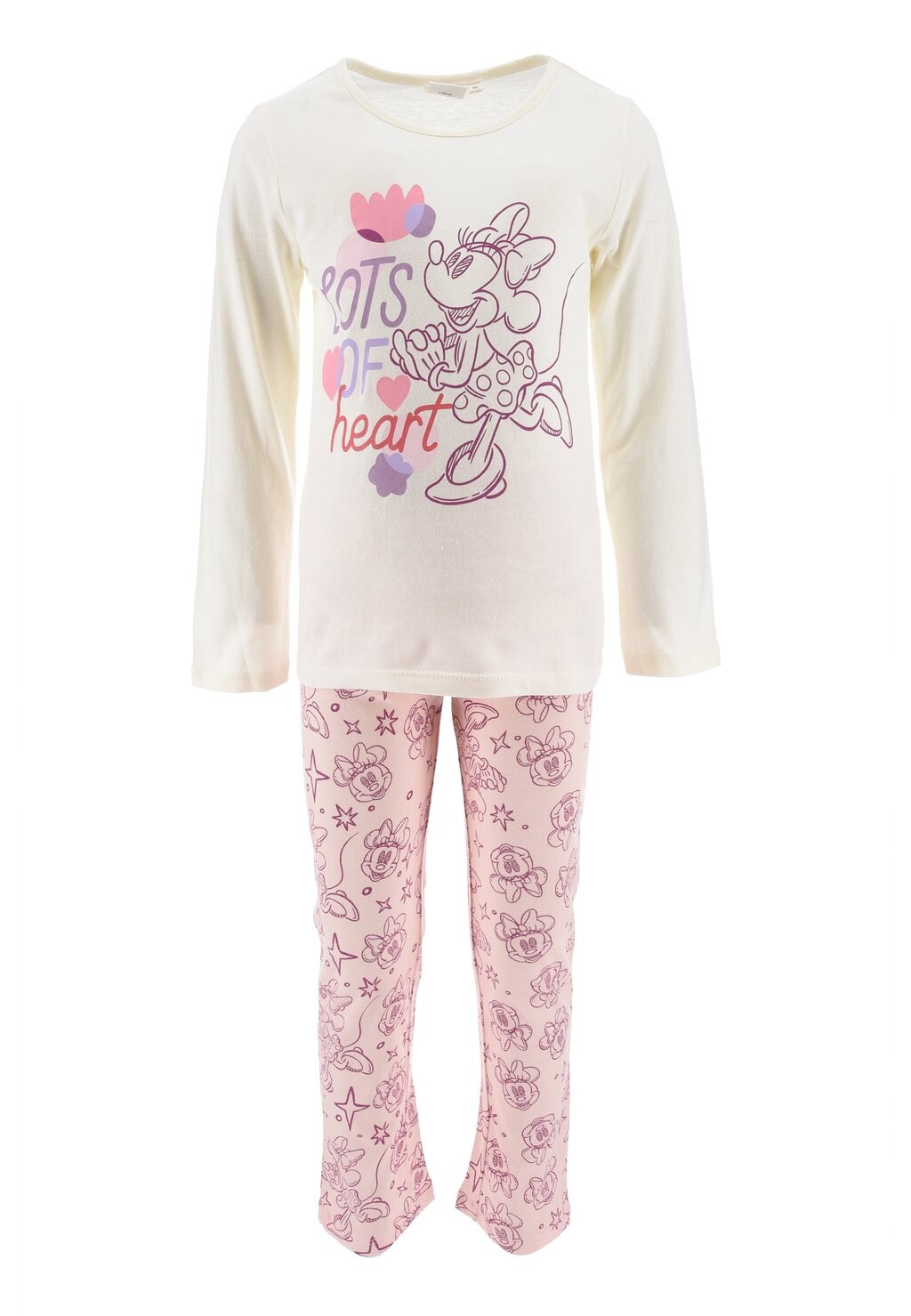 

Комплект ночного белья Mickey & Minnie, цвет beige light pink