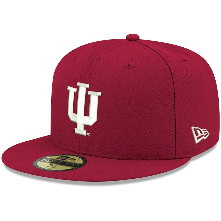 

Бейсболка New Era Indiana Hoosiers, малиновый
