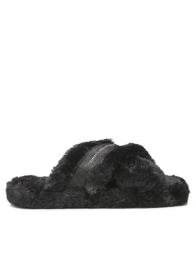 

Домашние тапочки Fur Home Slippers Wiht Straps Tommy Hilfiger, черный