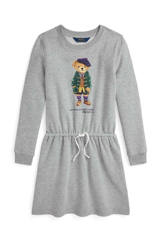 

Детское платье Polo Ralph Lauren, серый