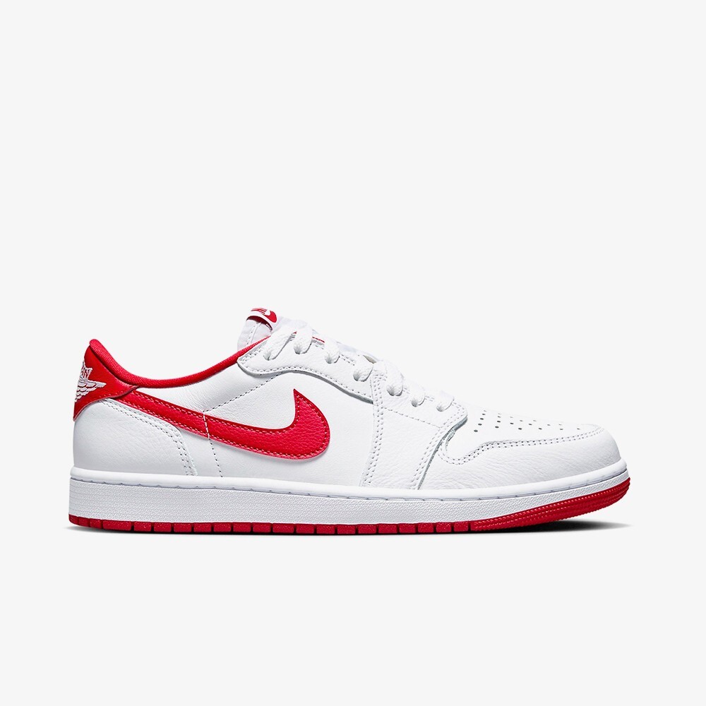 

Кроссовки 1 Retro Low OG 'University Red' Jordan, красный