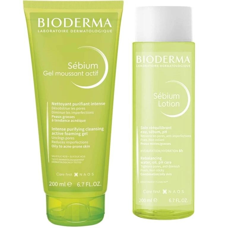 

Bioderma Sebium Foaming Gel Active 200 мл+Bioderma Sebium Lotion 200 мл