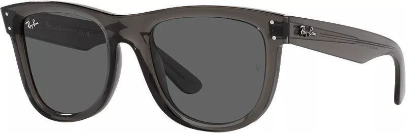 Солнцезащитные очки Ray-Ban Wayfarer с обратной стороны, темно-серый/темно-серый