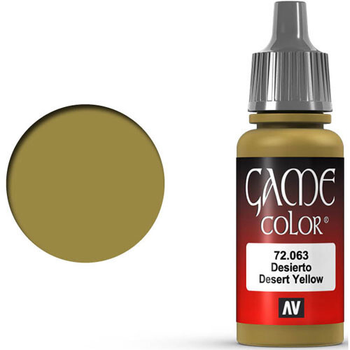 

Миниатюра Vallejo Vallejo Game Color: Desert Yellow (17ml)