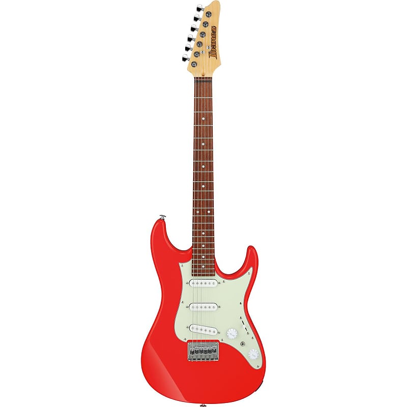 цена Электрогитара Ibanez AZES Standard Series AZES31 Electric Guitar with S-S-S Pickups, Vermillion