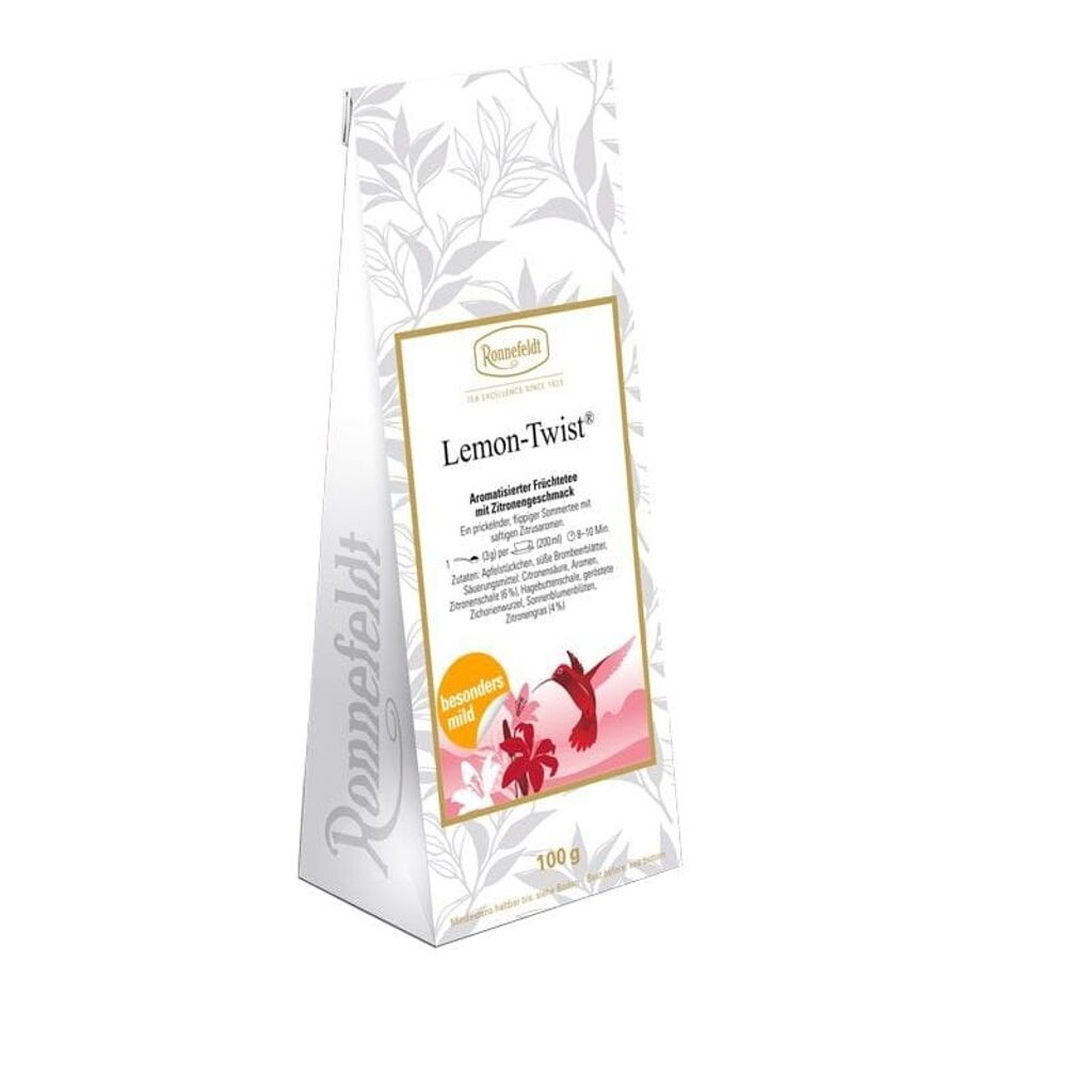 

Чай фруктовый со вкусом Lemon Twist с низким содержанием кислоты 100г Ronnefeldt