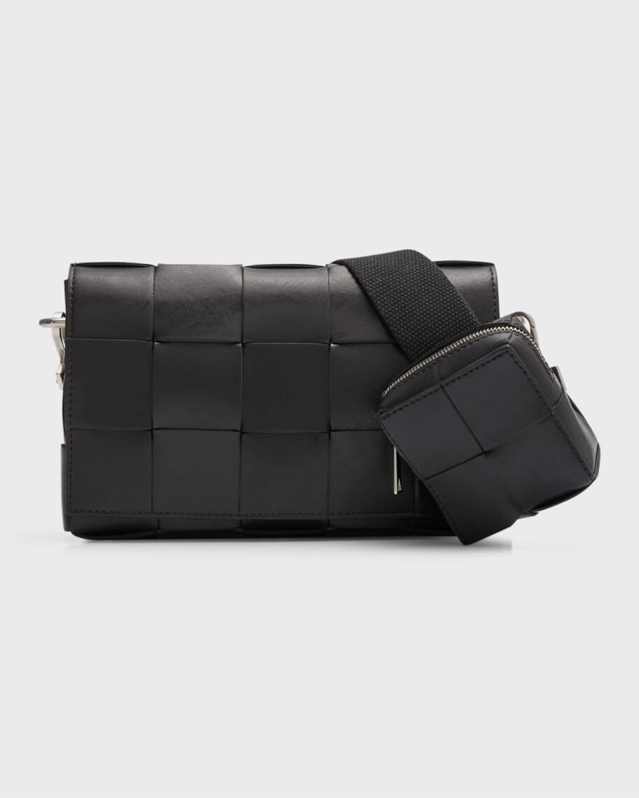 

Мужская сумка через плечо Cassette Intreccio из кожи Bottega Veneta