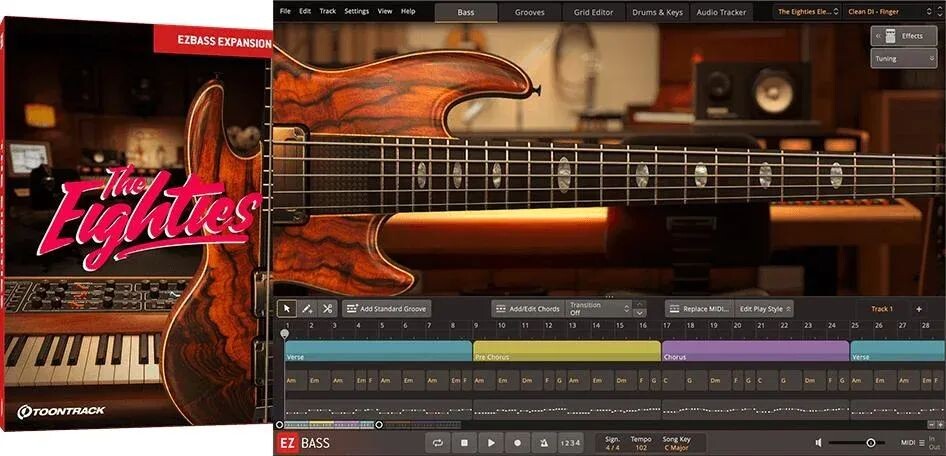 

Toontrack The Eighties EBX EZbass Расширение