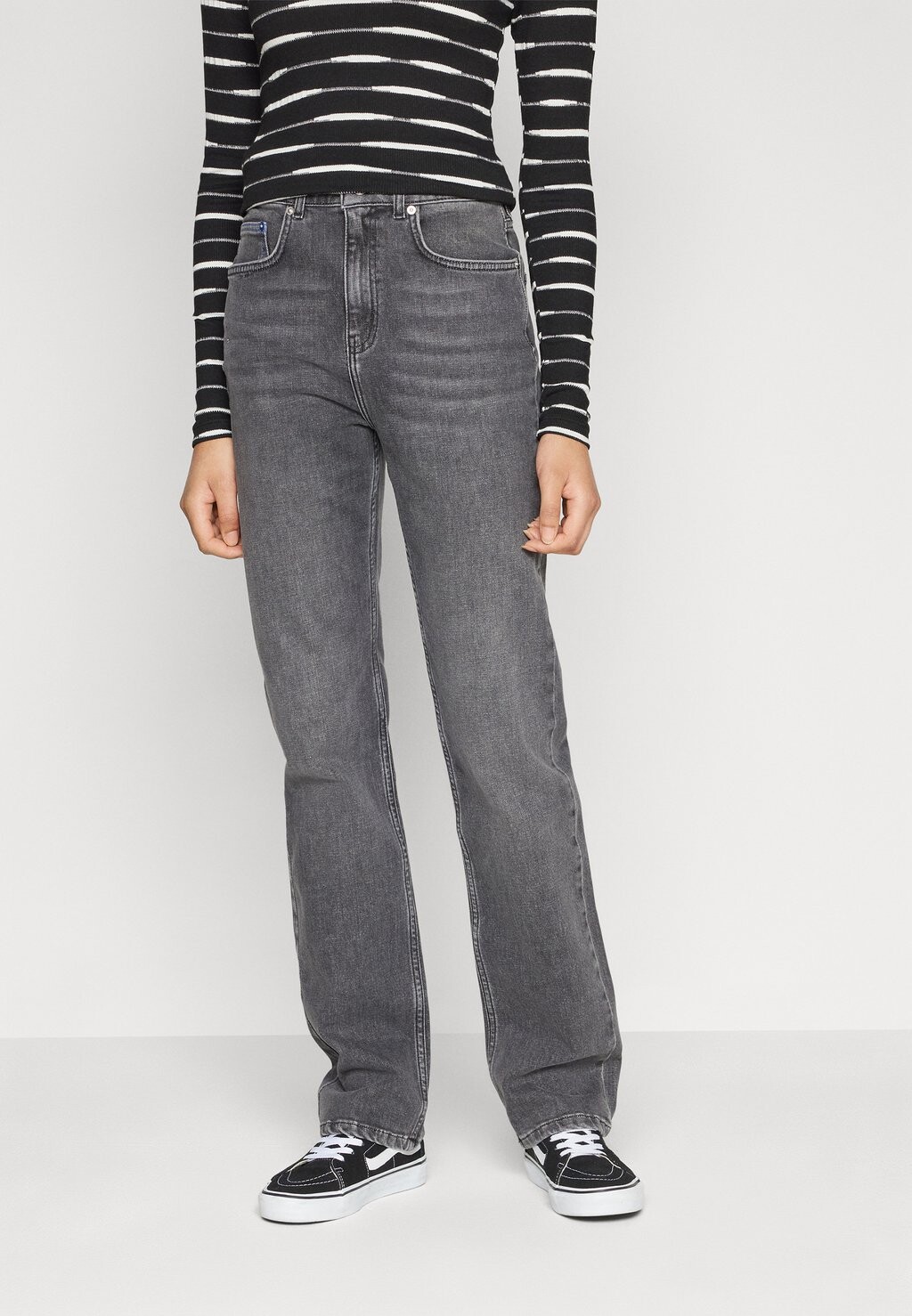 

Джинсы прямого кроя STRAIGHT Karl Lagerfeld Jeans, серый деним