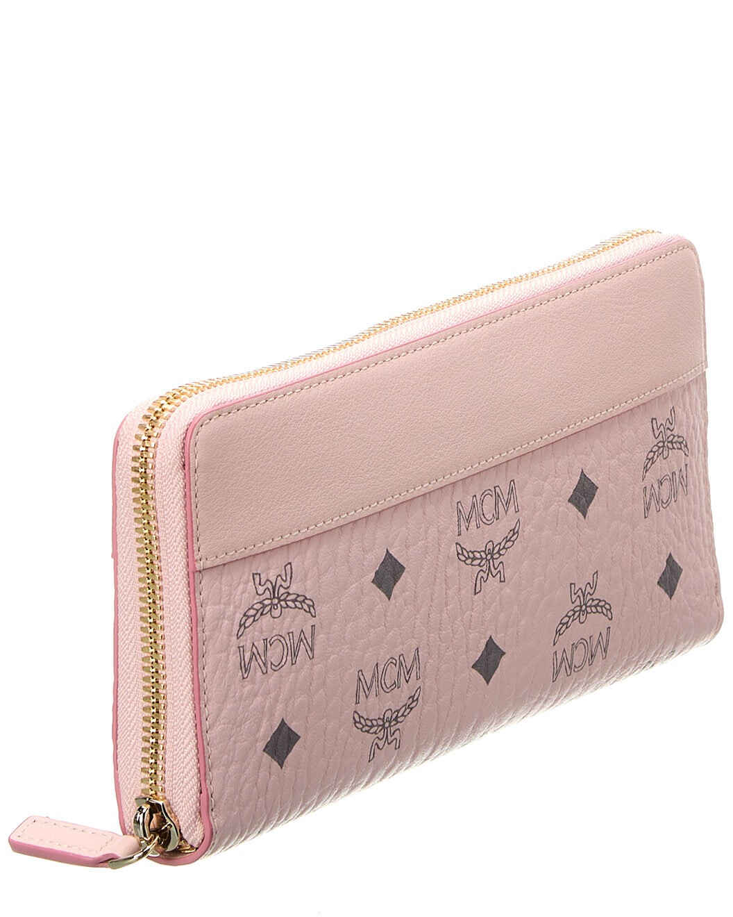 

Кожаный кошелек Aren на молнии MCM, цвет Powder Pink