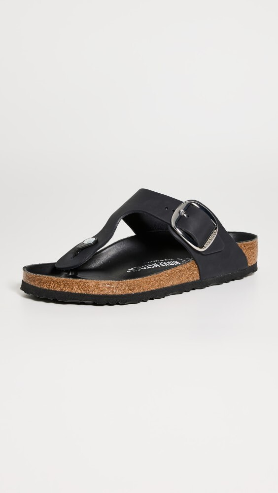 

Сандалии Birkenstock Gizeh Big Buckle, черный