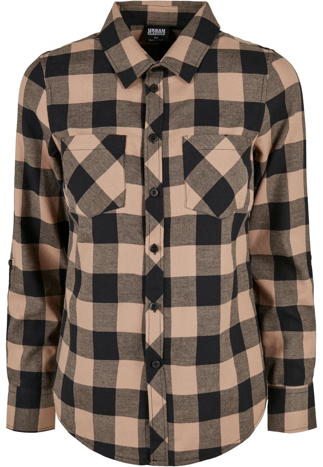 

Блуза Urban Classics Flanell Hemden, черный