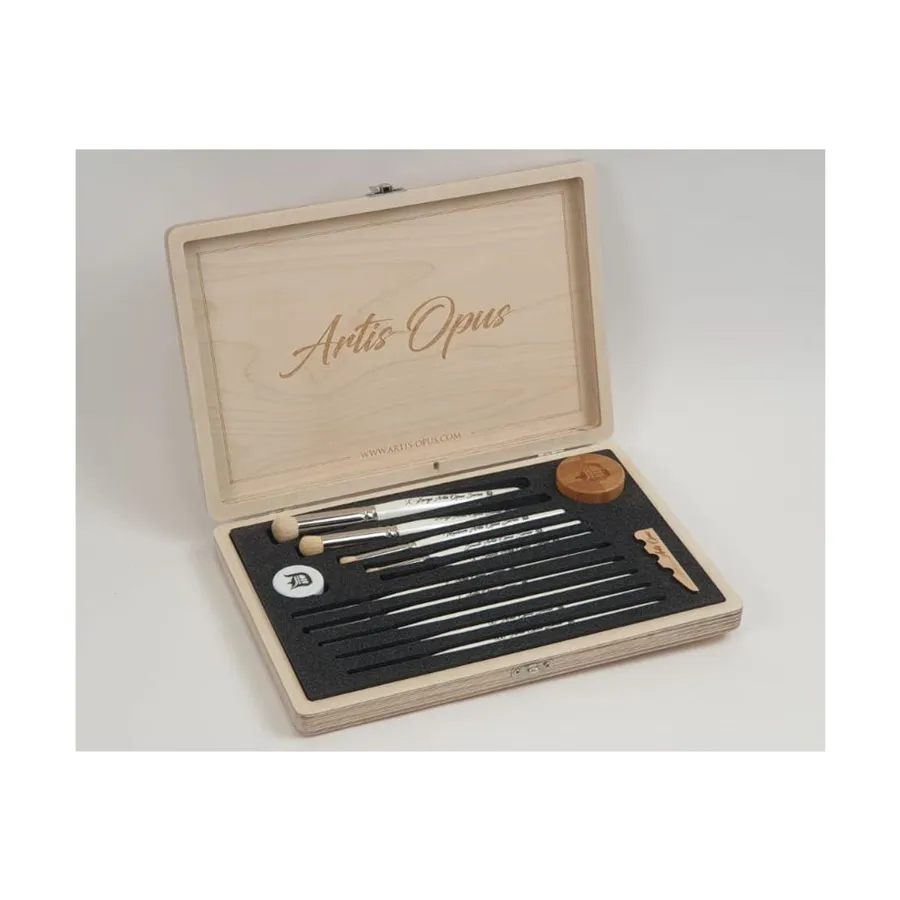 

Серии D и M — полный набор из 10 кистей, D Series Brushes