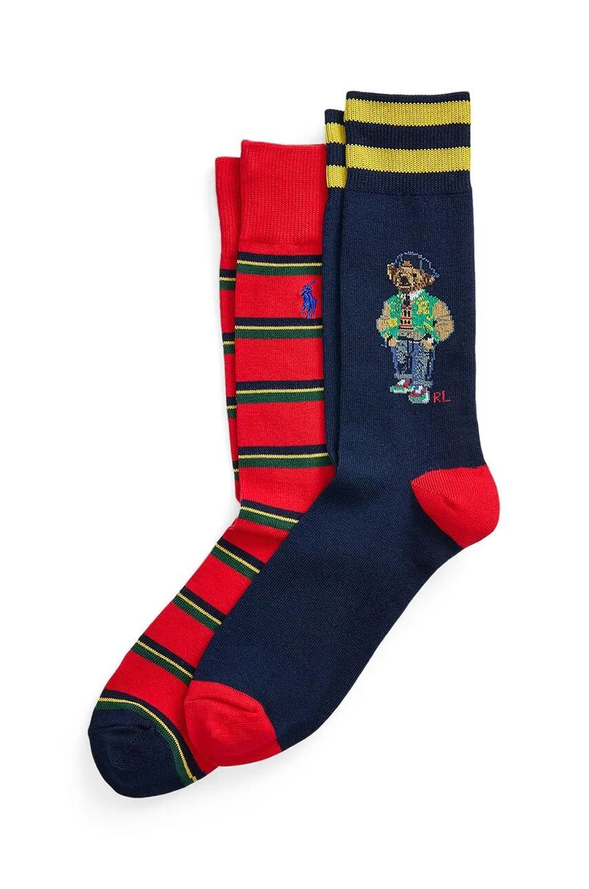 

Носки Polo Ralph Lauren, 2 пары, темно-синий