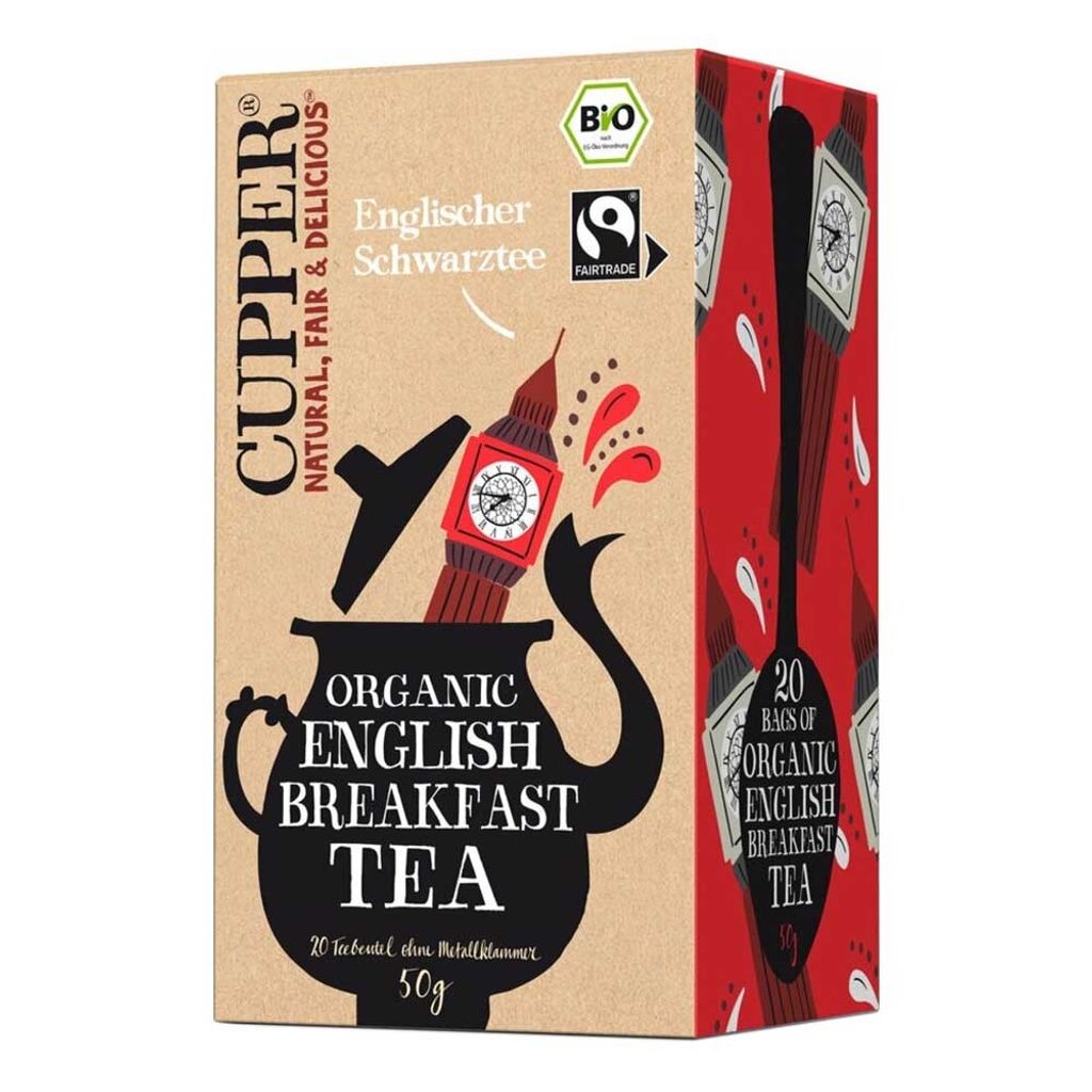 

Чай CUPPER English Breakfast 50г 20 пакетиков50 Cupper Teas