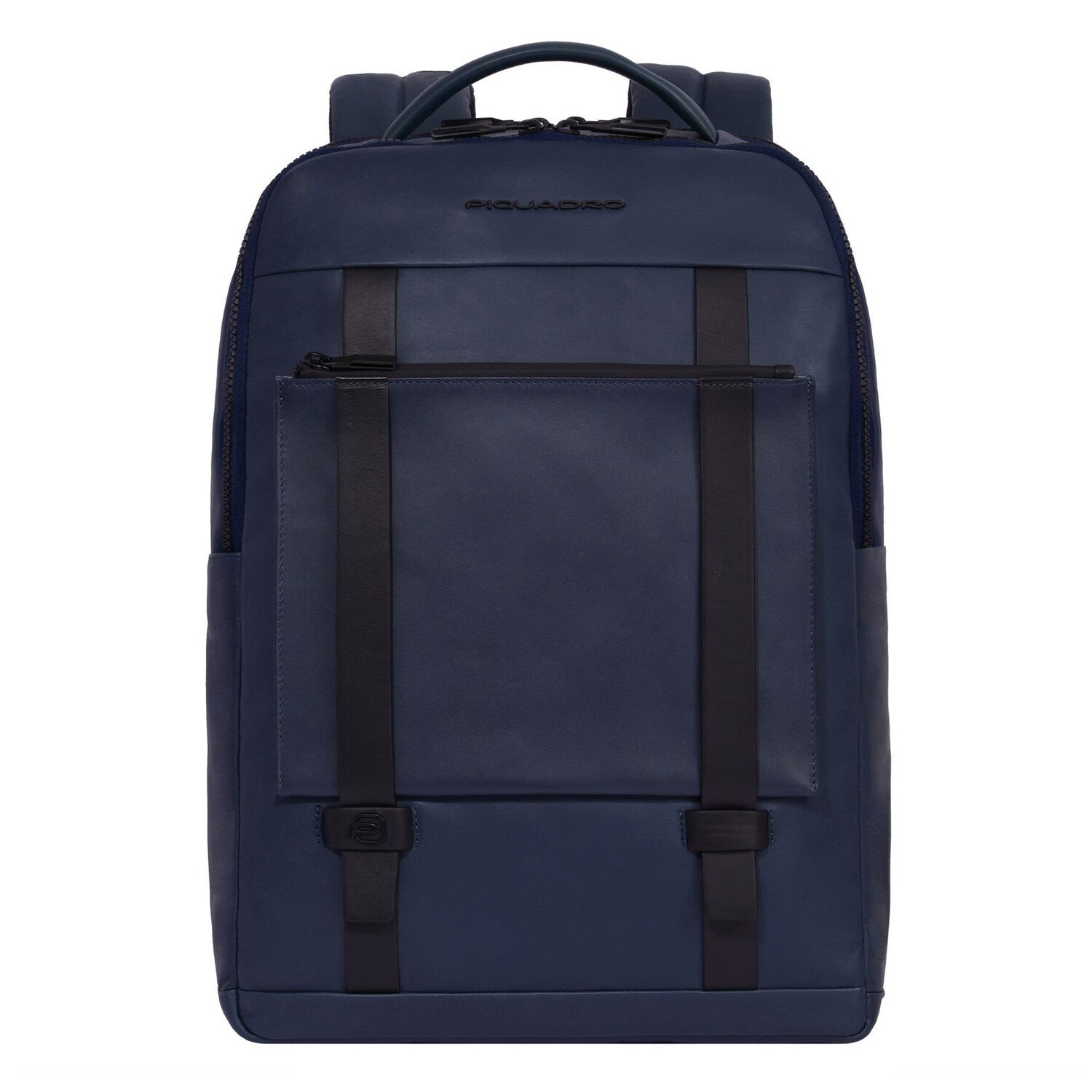 

Рюкзак Piquadro David RFID Schutz Leder 44 cm Laptopfach, синий