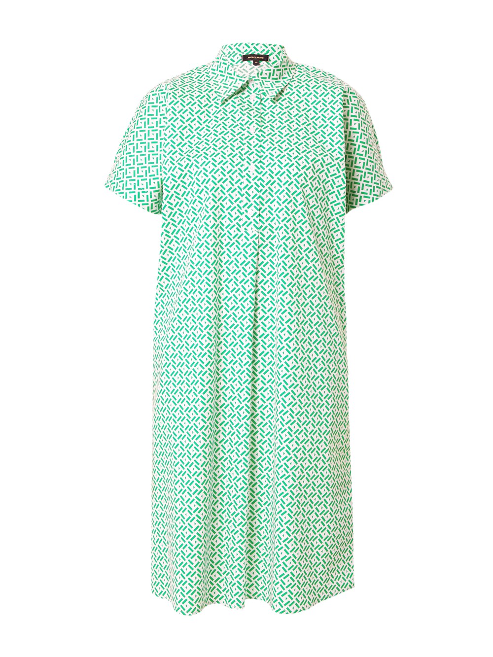 Рубашка-платье MORE & MORE, зеленый