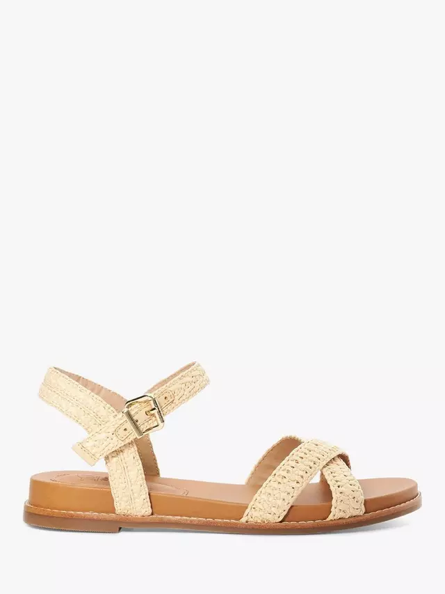 

Сандалии Dune Lassey Woven Cross Strap, цвет natural