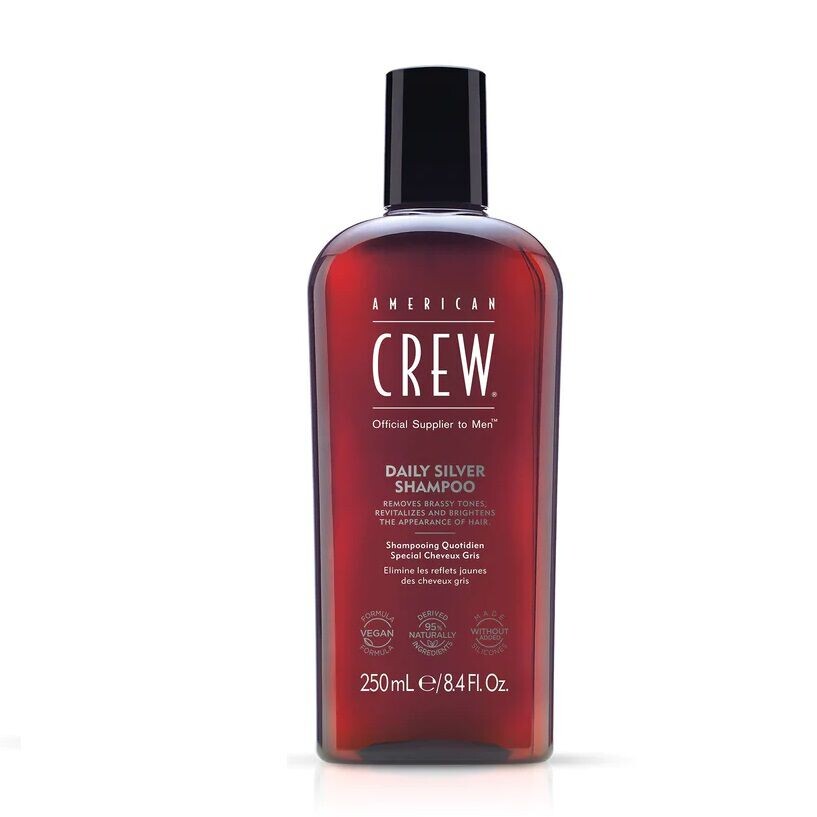 

Восстанавливающий шампунь для волос для мужчин American Crew Daily Silver Shampoo, 250 мл