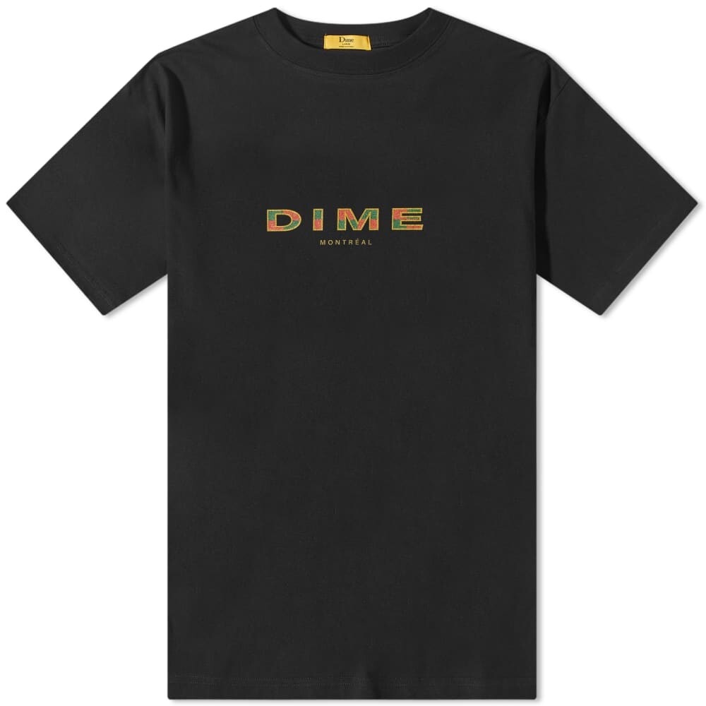 

Футболка с шрифтом Dime Block, черный