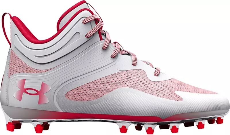 

Ботинки для лакросса Under Armour Command MC Mid Mid, белый/красный