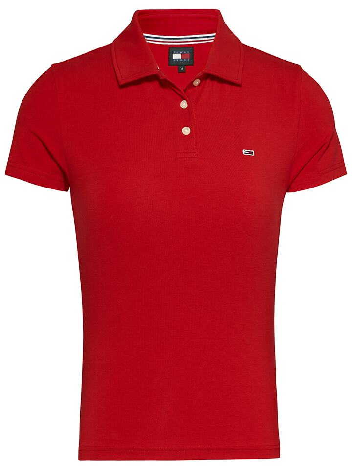 

Поло Tommy Hilfiger, красный