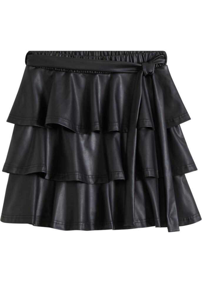 

Юбка из искусственной кожи Bodyflirt Boutique, черный