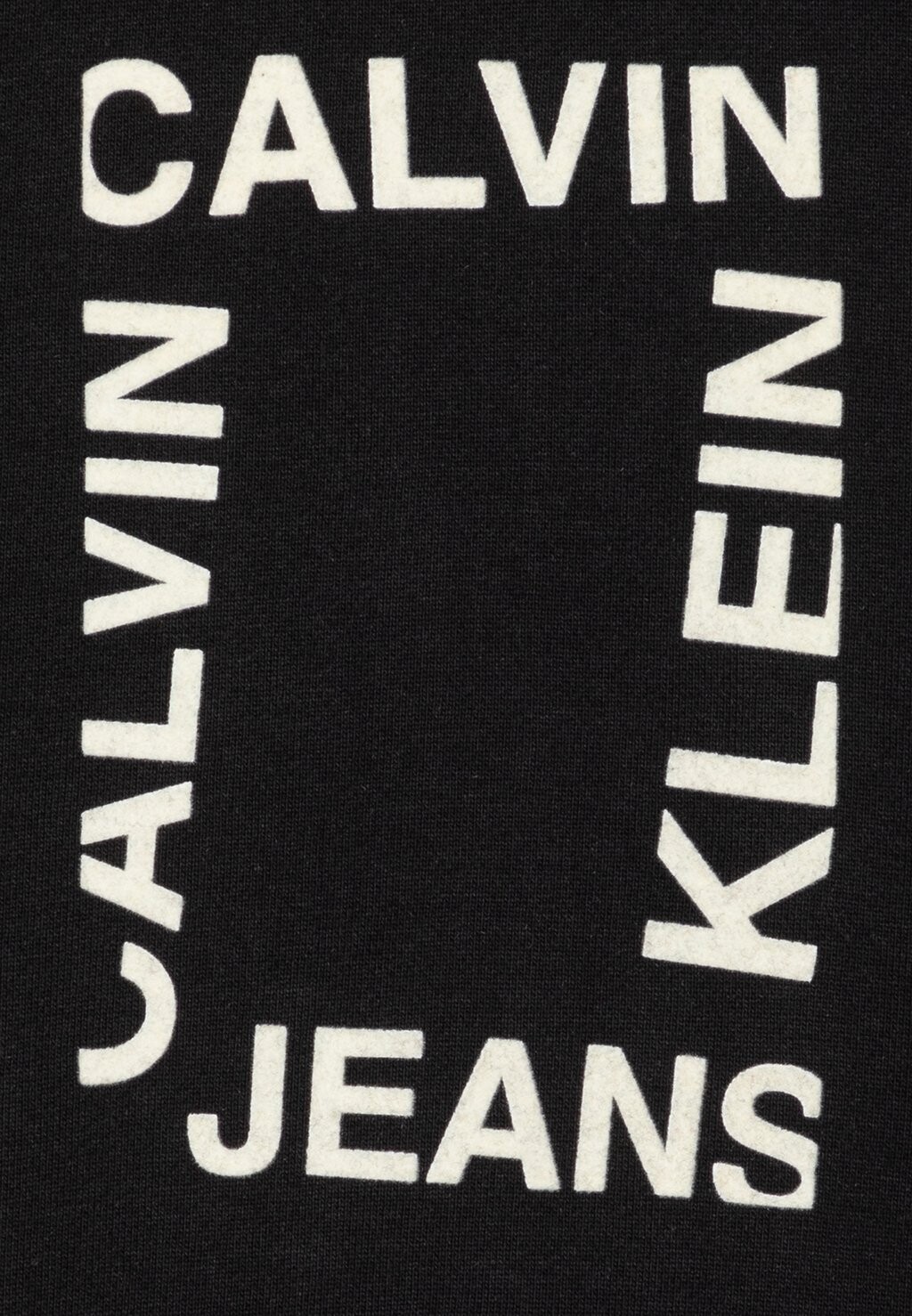 

Толстовка на молнии Mini Hero Flock Zip Through Calvin Klein, черная