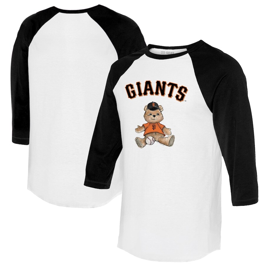 

Футболка с длинным рукавом Tiny Turnip San Francisco Giants, белый