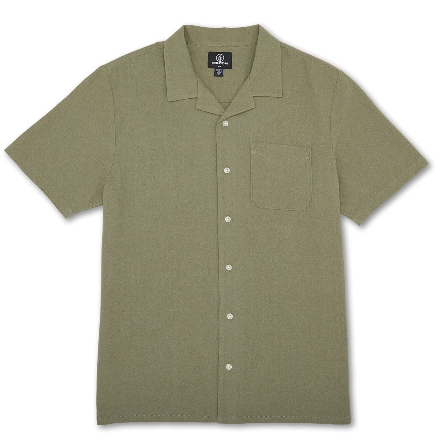 

Рубашка Volcom Hobarstone Short-Sleeve, цвет Army Green Combo