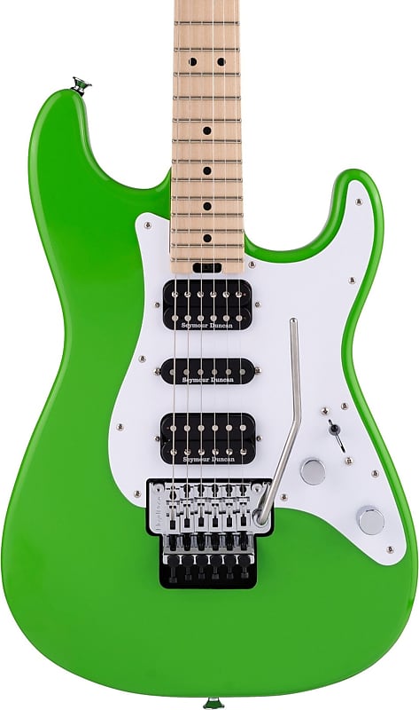 Электрогитара Charvel Pro-Mod So-Cal Style 1 HSH FR M Electric Guitar, Slime Green электрогитара charvel pro mod so cal style 11 hsh fr m