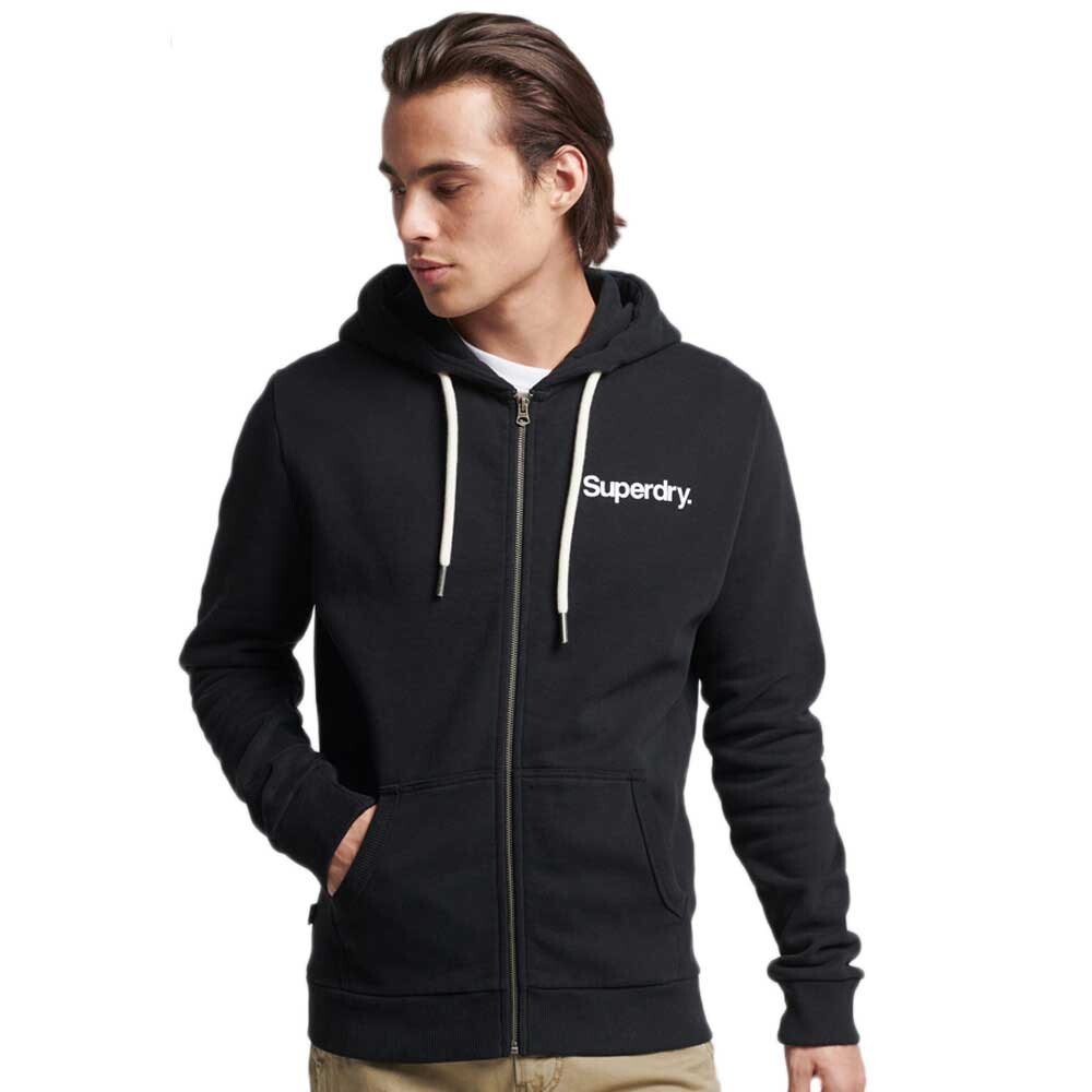 

Толстовка Superdry Vintage CL Classic Full Zip, черный