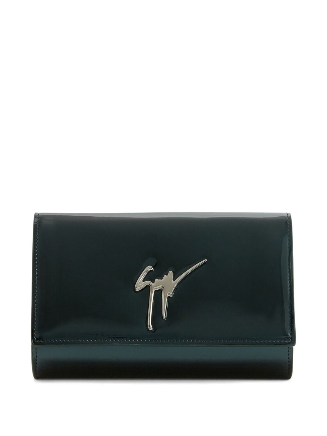 

Giuseppe Zanotti клатч Cleopatra с эффектом металлик, зеленый
