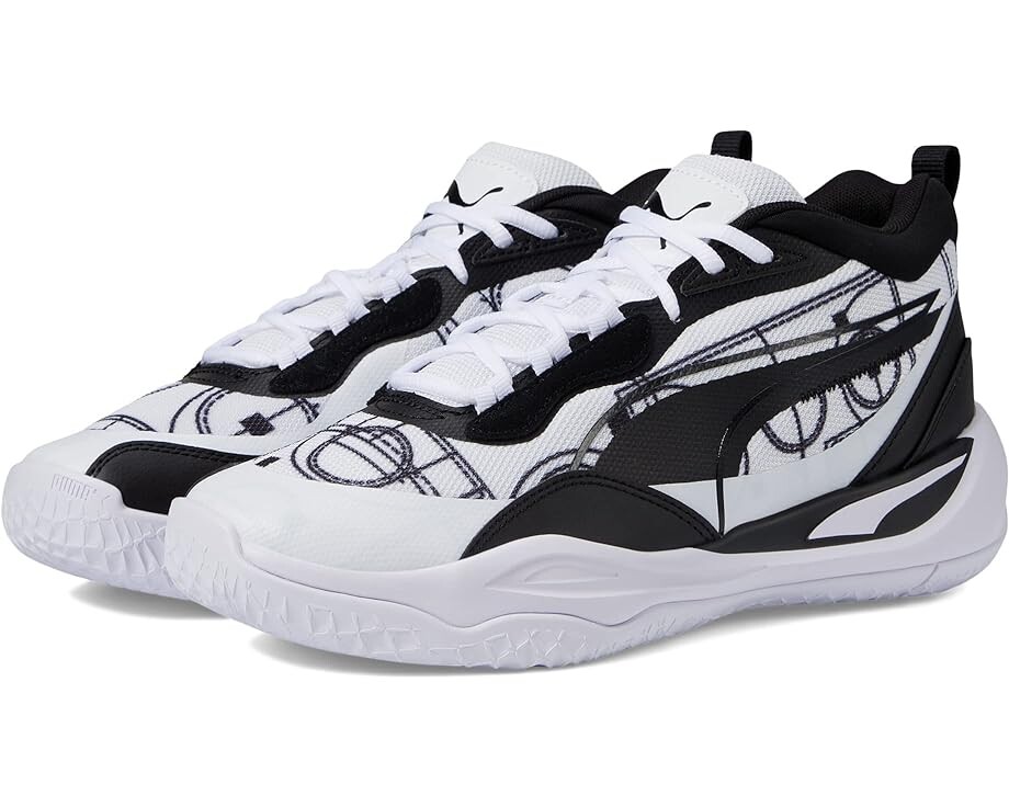 

Кроссовки PUMA Playmaker Pro Courtside, цвет Puma White/Puma Black