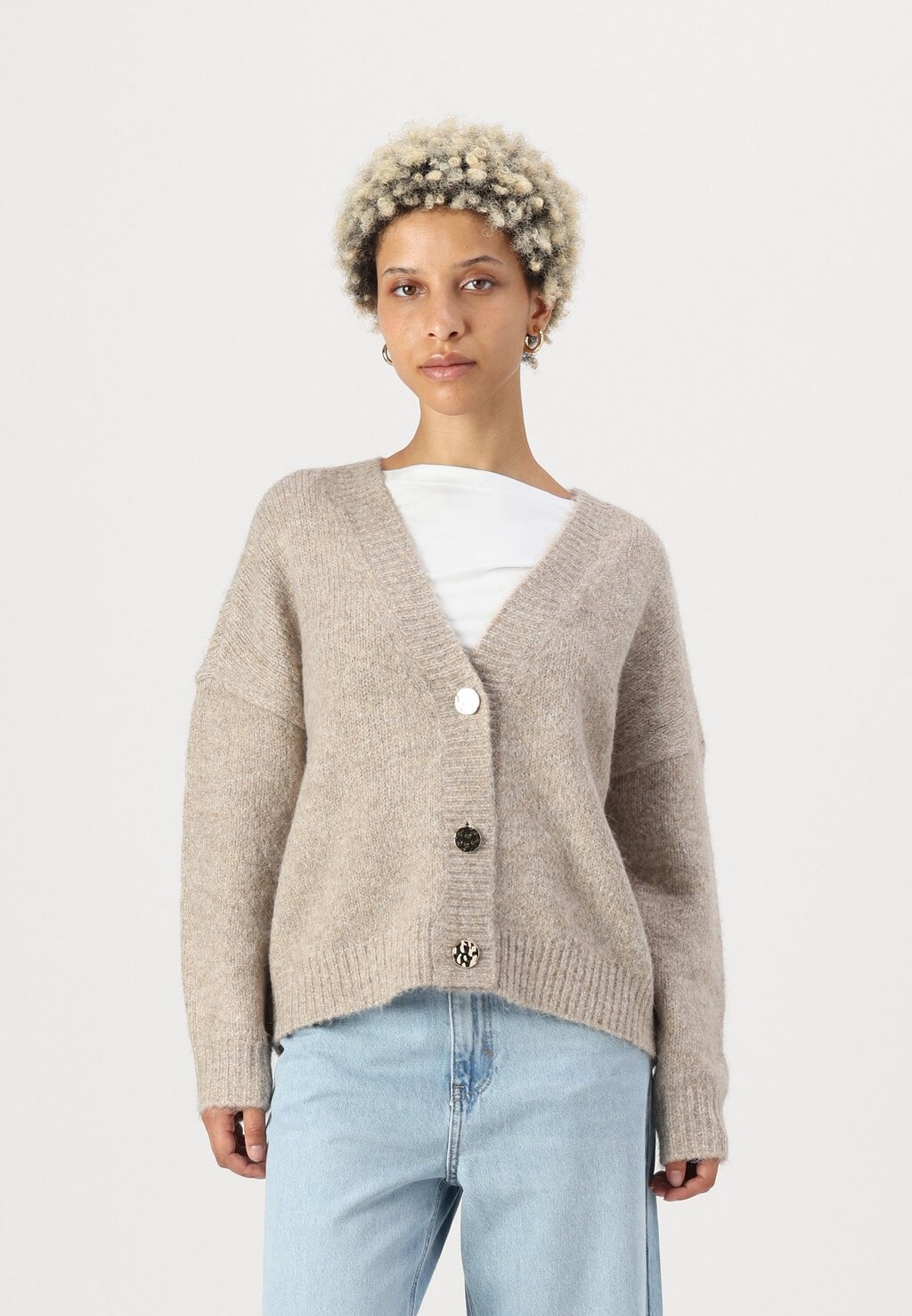

Кардиган ONLZOEY CARDIGAN ONLY Petite, коричневый