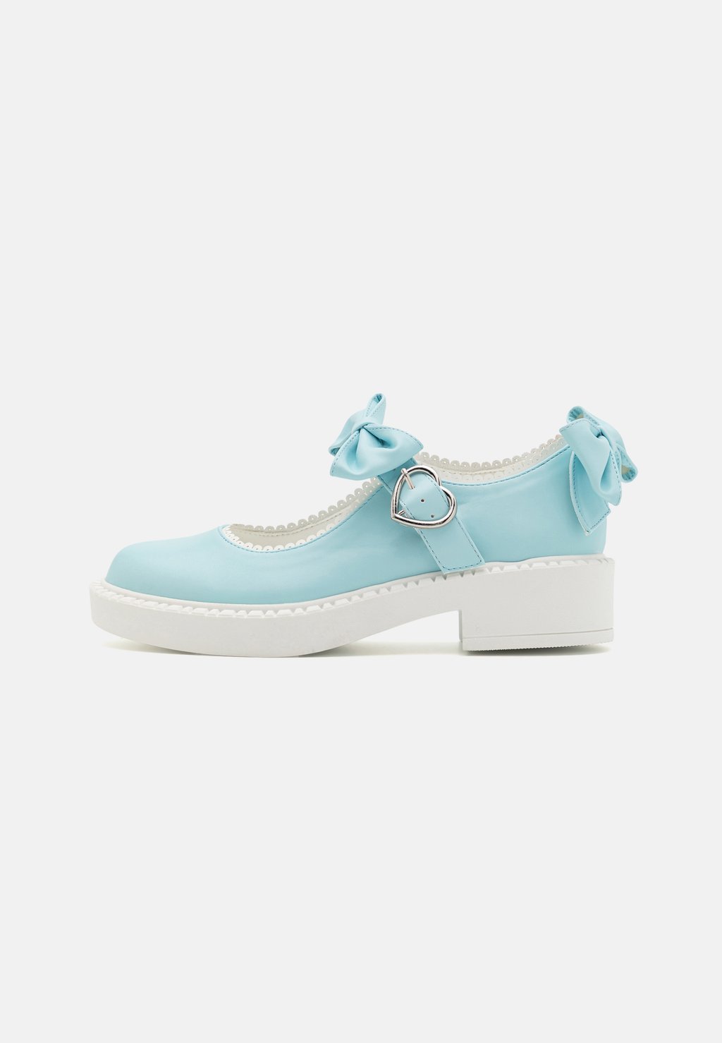 Туфли на платформе FAIRY LACE DOILY MARY JANE SHOES Koi Footwear, цвет blue 2020 spring new thick heel single shoes female fairy wind with shallow mouth retro gentle word buckle lace mary jane shoes