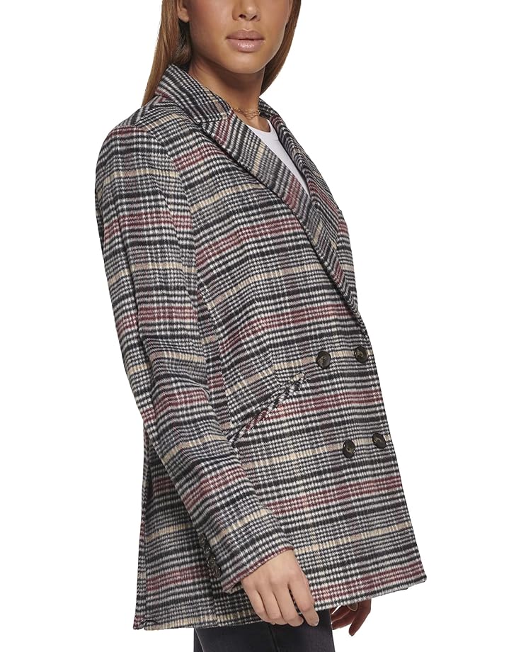 Куртка Levi's Double Breasted Blazer Jacket, цвет Plum Houndstooth цена и фото